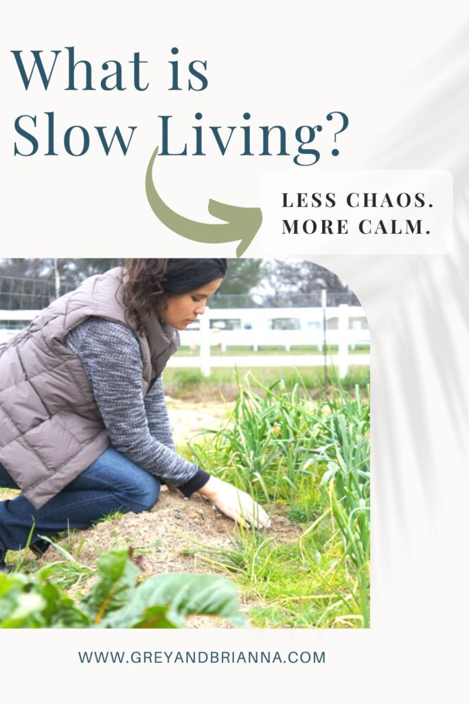 woman gardening slowly