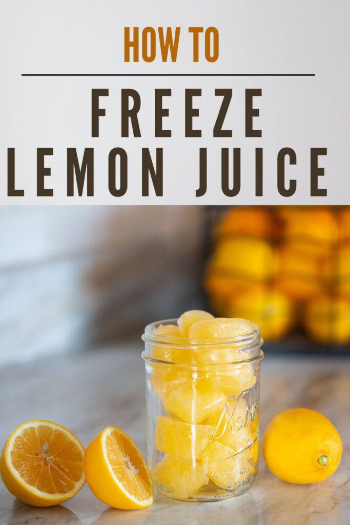 How to Easily Freeze Fresh Lemon Juice and Zest - STK