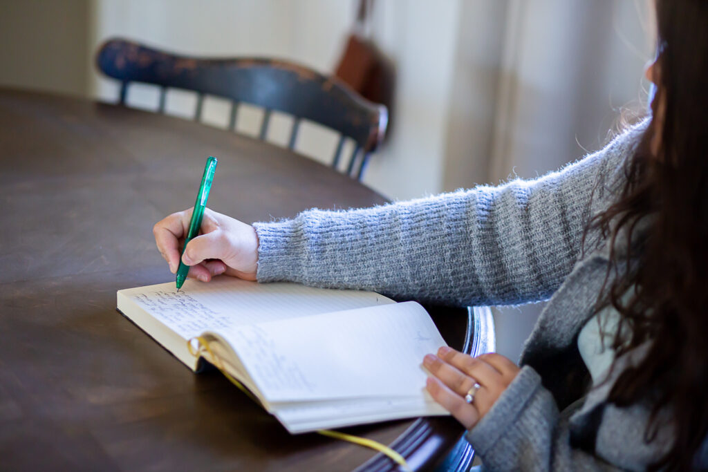 woman planning homestead budget